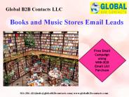 Books and Music Stores Email Leads
