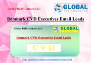 Denmark CVD Executives Email Leads