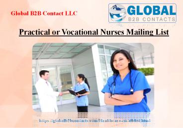 Practical or Vocational Nurses Mailing List