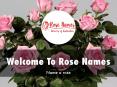 Rose Names Presentation PowerPoint PPT Presentation