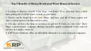 Residential Waste Removal Services Langley