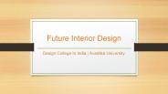 Future Interior Design - Avantika University