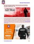 Steps to become security guard | New Age Training Academy Reservoir | Au PowerPoint PPT Presentation