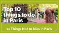 10 Things Not miss in Paris PowerPoint PPT Presentation