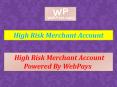 Get quick approval of High Risk Merchant Account|Payment Gateway Provider PowerPoint PPT Presentation
