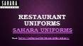 Best Restaurant Uniforms PowerPoint PPT Presentation