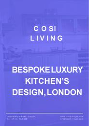 Bespoke Luxury Kitchens Design London