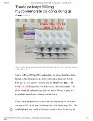 thuoc cellcept 500mg mycophenolate