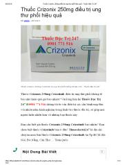 thuoc crizonix 250mg crizotinib