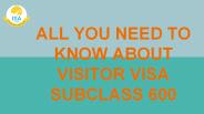 Visitor Subclass 600 | Subclass 600 | Visa Consultant Perth