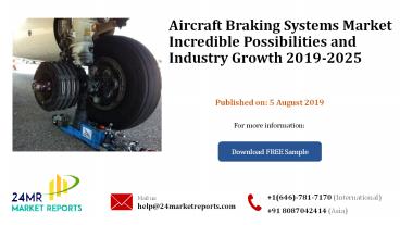 Aircraft Braking Systems Market Incredible Possibilities and Industry Growth 2019-2025