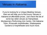 Venues in Alabama (2)