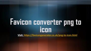 Favicon converter png to icon