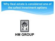 Safest Investment Options in Real Estate