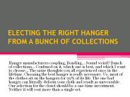 Hanger manufacturers  coupling between closets and Hangers