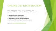GST Registration- Online Application - Instant GST number
