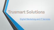 Digital marketing services Trusmart solutions