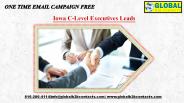 Iowa C-Level Executives Leads