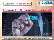 Trinicom CRM Technology Users List