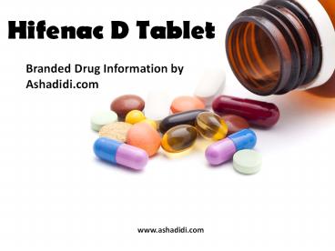Hifenac-D Tablet