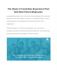 The Anatomy of Candidate Experience That Gets Best Future Employees PowerPoint PPT Presentation