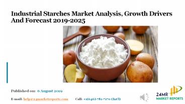 Industrial Starches Market