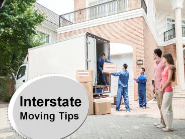 Supercheap Interstate Moving Tips