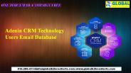 Adenin CRM Technology Users Email Database