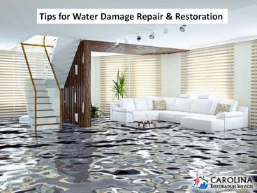 Tips for Water Damage Repair & Restoration