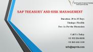 SAP Treasury and Risk Management ppt