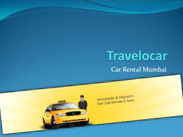 Intercity, Outstation & Airport Transfer Car Rental Mumbai