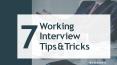 WORKING INTERVIEW TIPS AND TRICKS PowerPoint PPT Presentation