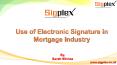 Implementation of Electronic Signature in Mortgage Industry PowerPoint PPT Presentation