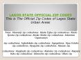 Lagos State Area Zip codes - Lagos State Official Zip Codes PowerPoint PPT Presentation