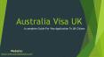 Australia Visa UK PowerPoint PPT Presentation