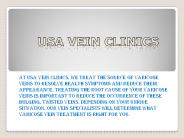 usa vein clinic