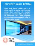 LED, Video Wall Rental Dubai,UAE | 3x3 Video Wall Rental UAE PowerPoint PPT Presentation
