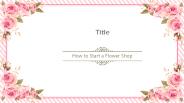 How to Start a Flower Shop