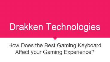 Best and Professional mechanical gaming keyboard | MMO keyboard