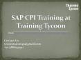 SAP CPI Training | Best SAP CPI Online Training in India - TT PowerPoint PPT Presentation