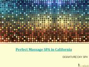Perfect Massage SPA in California