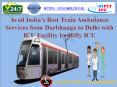 Avail India’s Best Train Ambulance Services from Darbhanga to Delhi with ICU Facility PowerPoint PPT Presentation