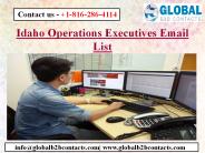 Idaho Operations Executives Email List