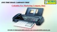 Colombia Fax Marketing Company Data