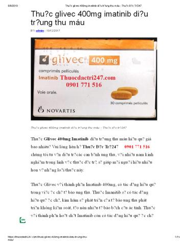 thuoc glivec 400mg imatinib