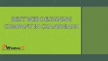 Best Web Designing Company in Chandigarh