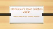 Elements of Graphic Design - Avantika University