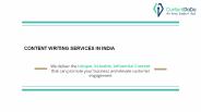 Content Writing Services in Chennai