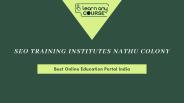 SEO Training Institutes Nathu Colony