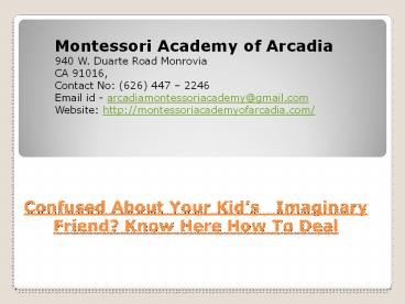 Confused About Your Kid’s Imaginary Friend? Know Here How To Deal